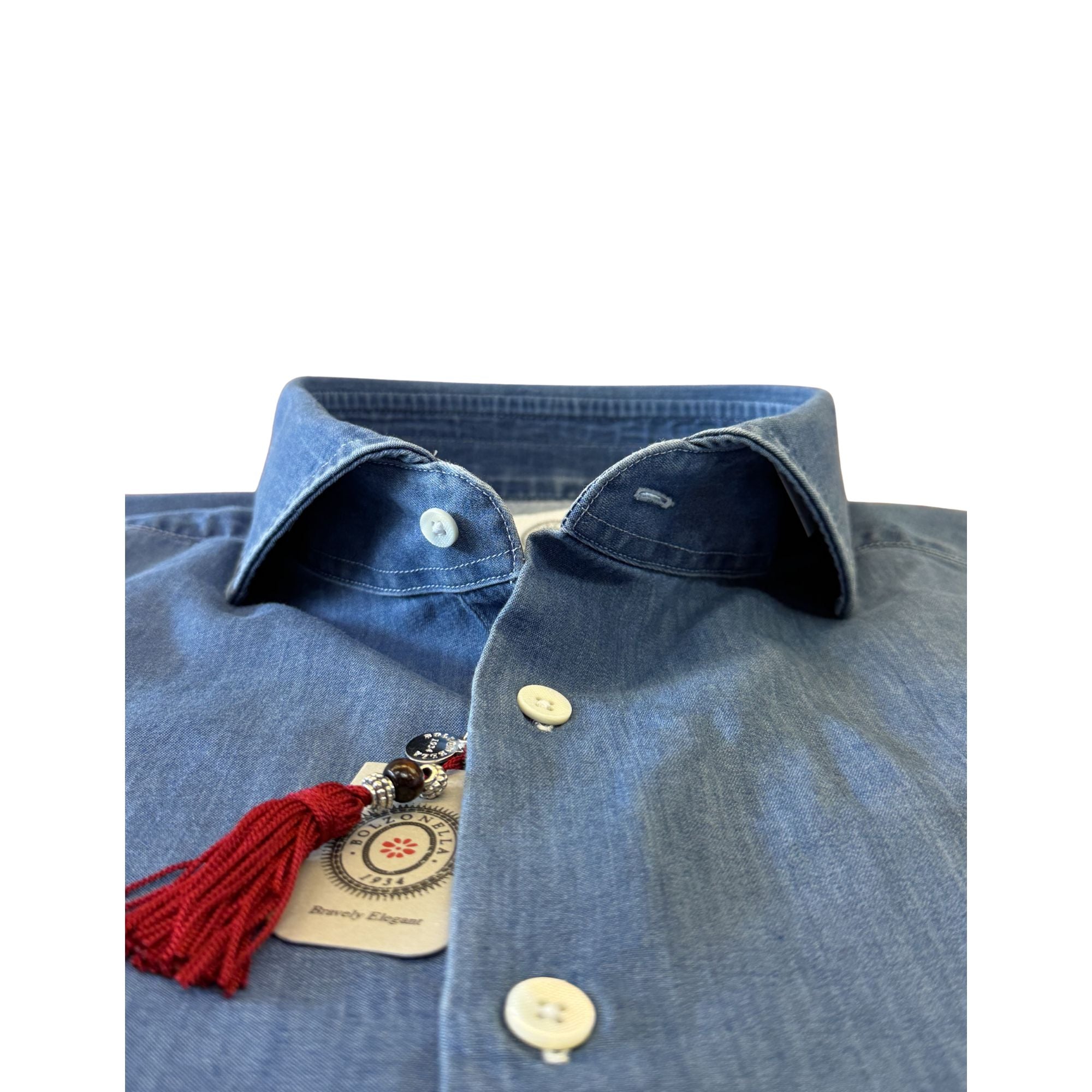 Camicia-azzurra-denim-Harley98- DEN112/02-collo