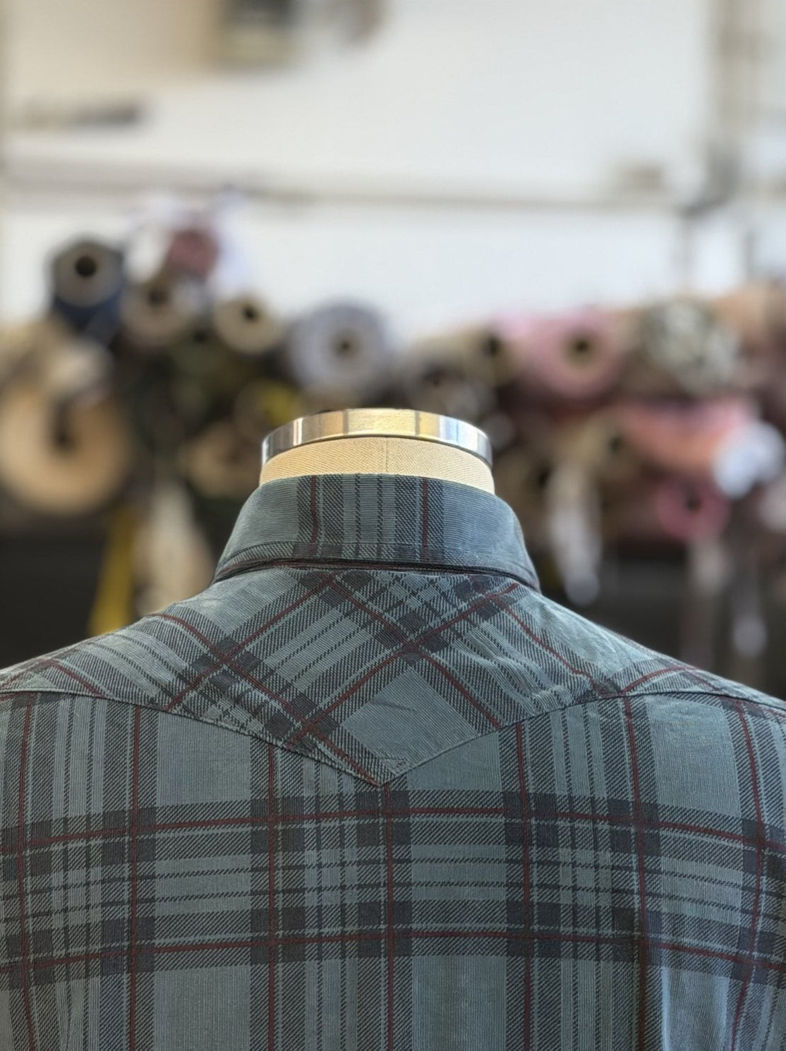 Camicia-azzurrapattern-Harley98-8700/01-posteriore