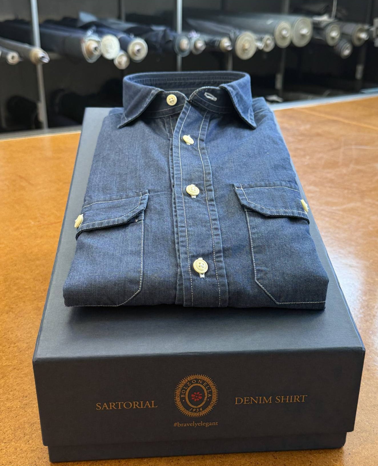 Camicia-bludenim-indian-DEN04/W03-primopiano