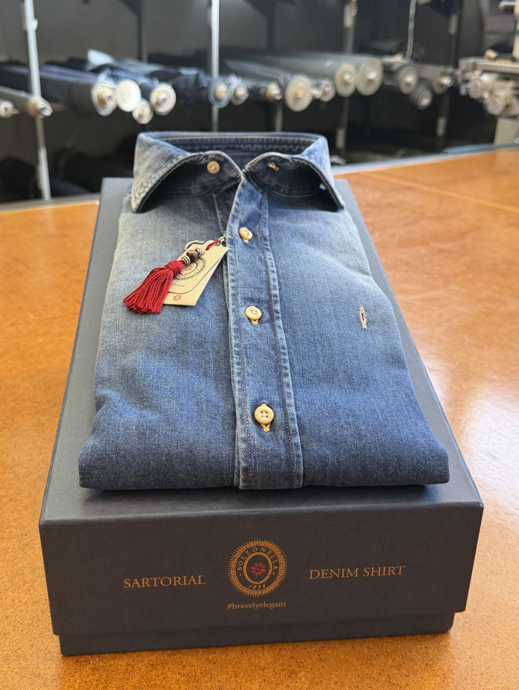 Camicia-bludenim-schiarito-Katana98-7301-primopiano