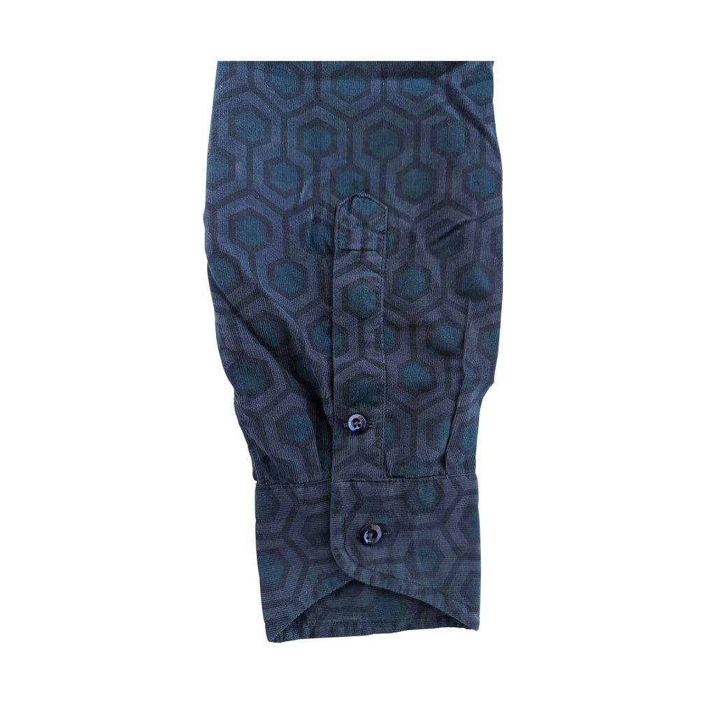 Camicia-blupattern-Harley98-6100/DR-PR11-polso