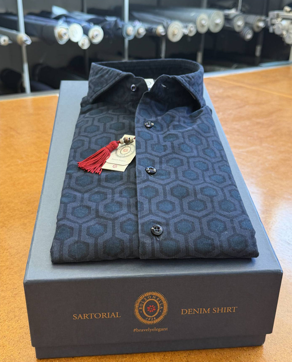 Camicia-blupattern-Harley98-6100/DR-PR11-primopiano