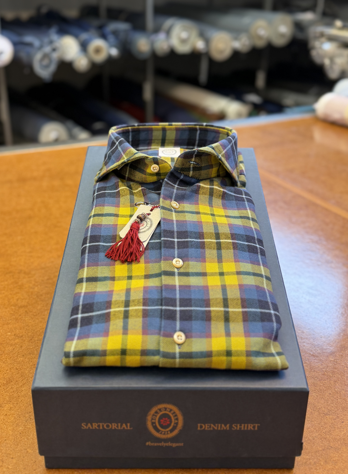 Camicia-blupattern-Harley98-6513/03-primopiano