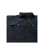 Camicia-bluscuro-velluto-Rbaddy-6507/05-tasca