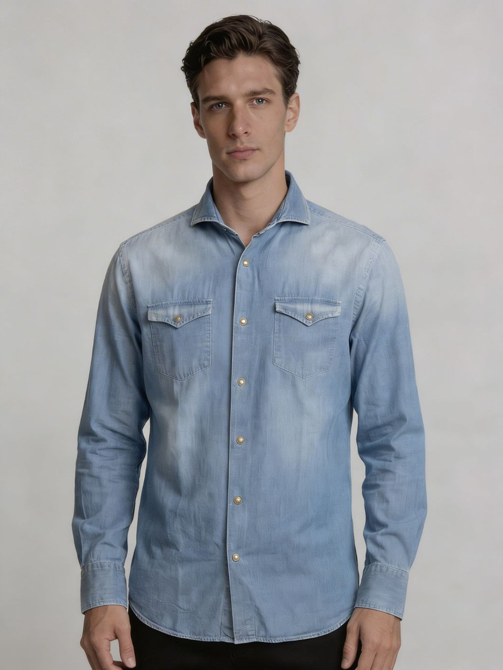 Camicia-celeste-Denim-Will-DEN111/01-primopiano