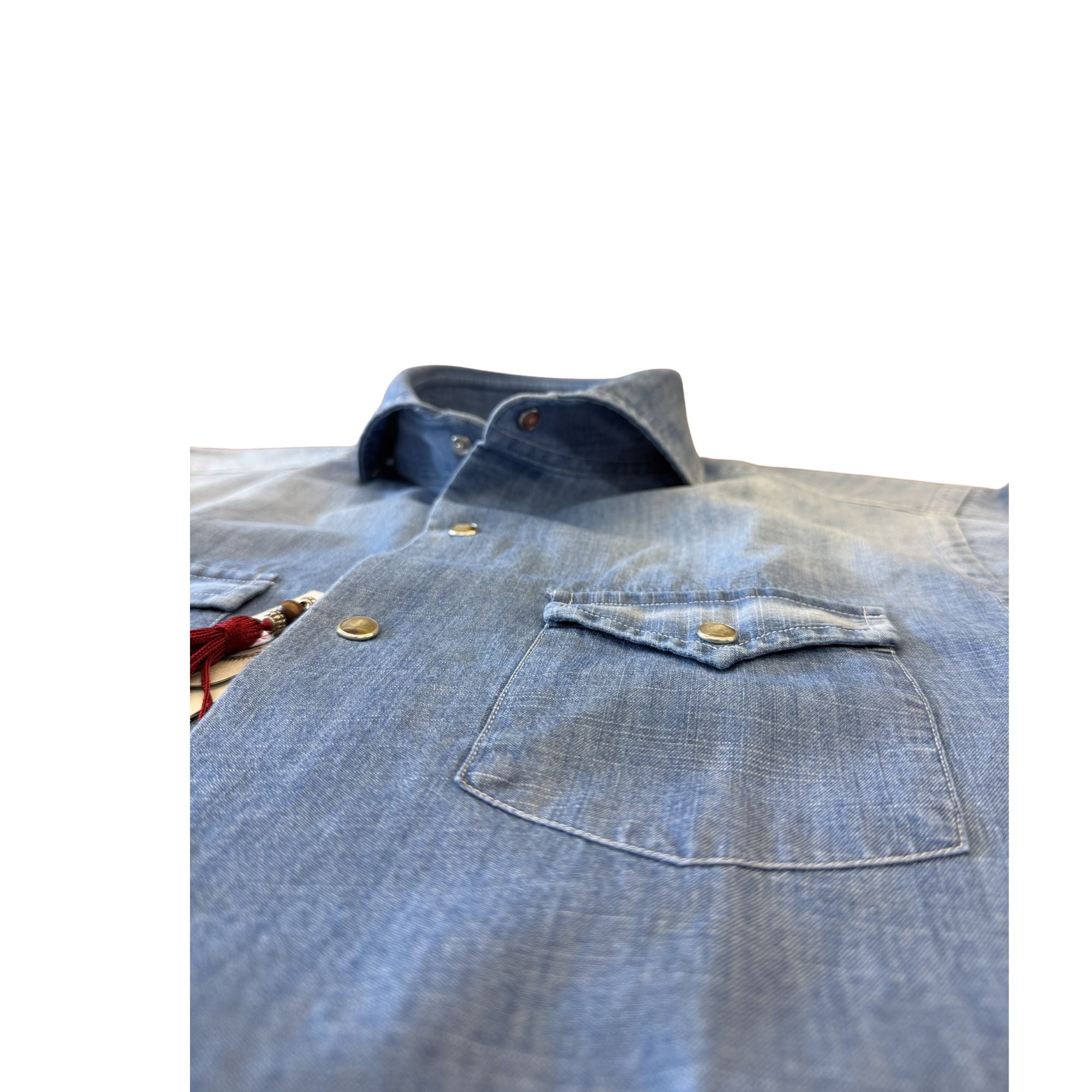 Camicia-celeste-Denim-Will-DEN111/01-tasca