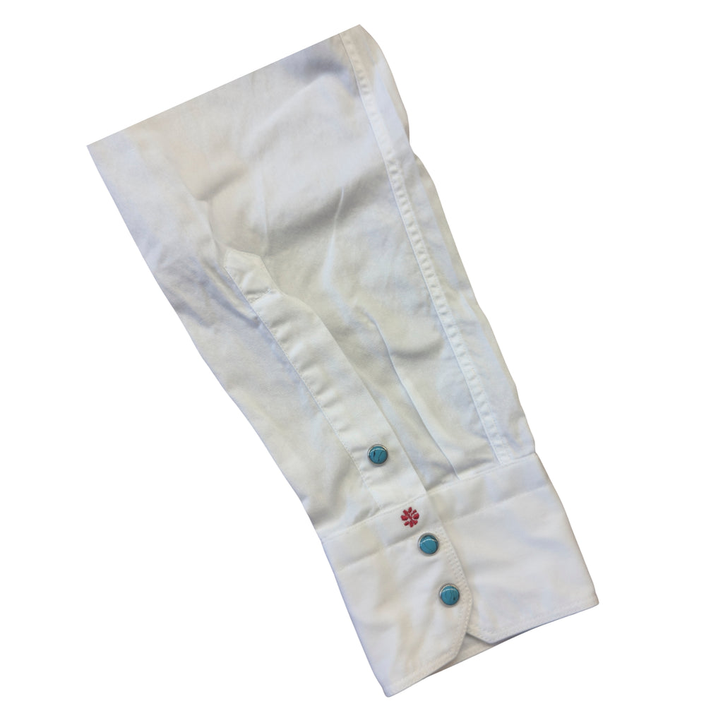 Camicia-denim-bianco-Baddy-DEN44/W01-polso
