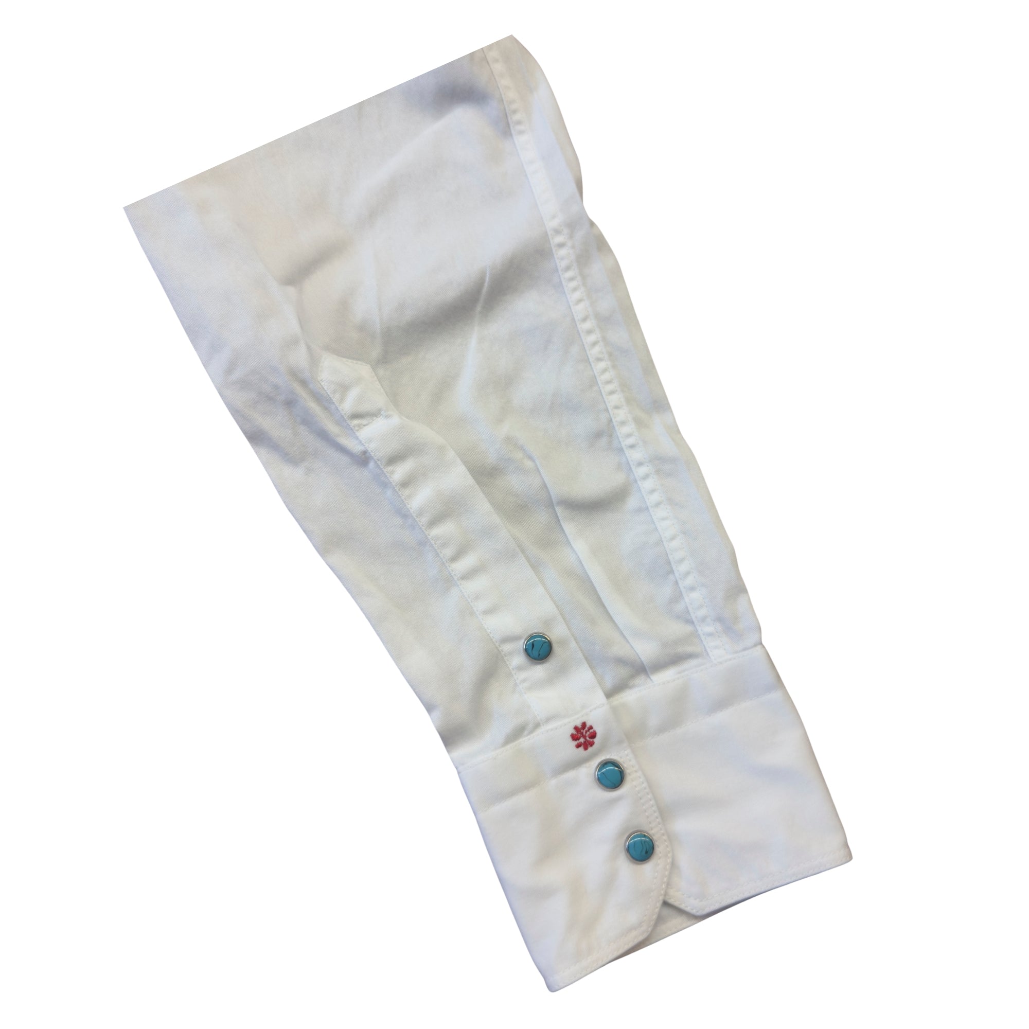 Camicia-denim-bianco-Baddy-DEN44/W01-polso