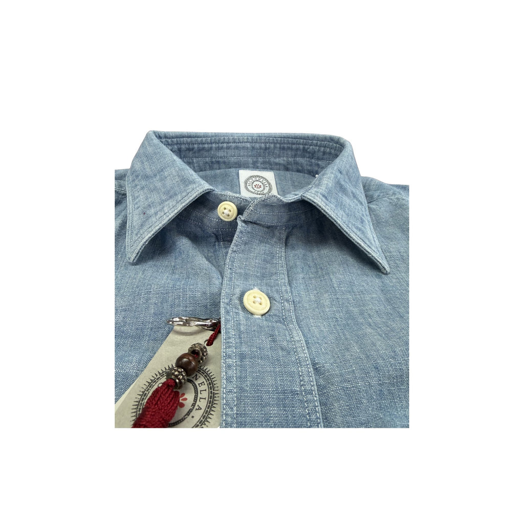 Camicia-denim-grigio-Prisoner-DEN02/03-collo