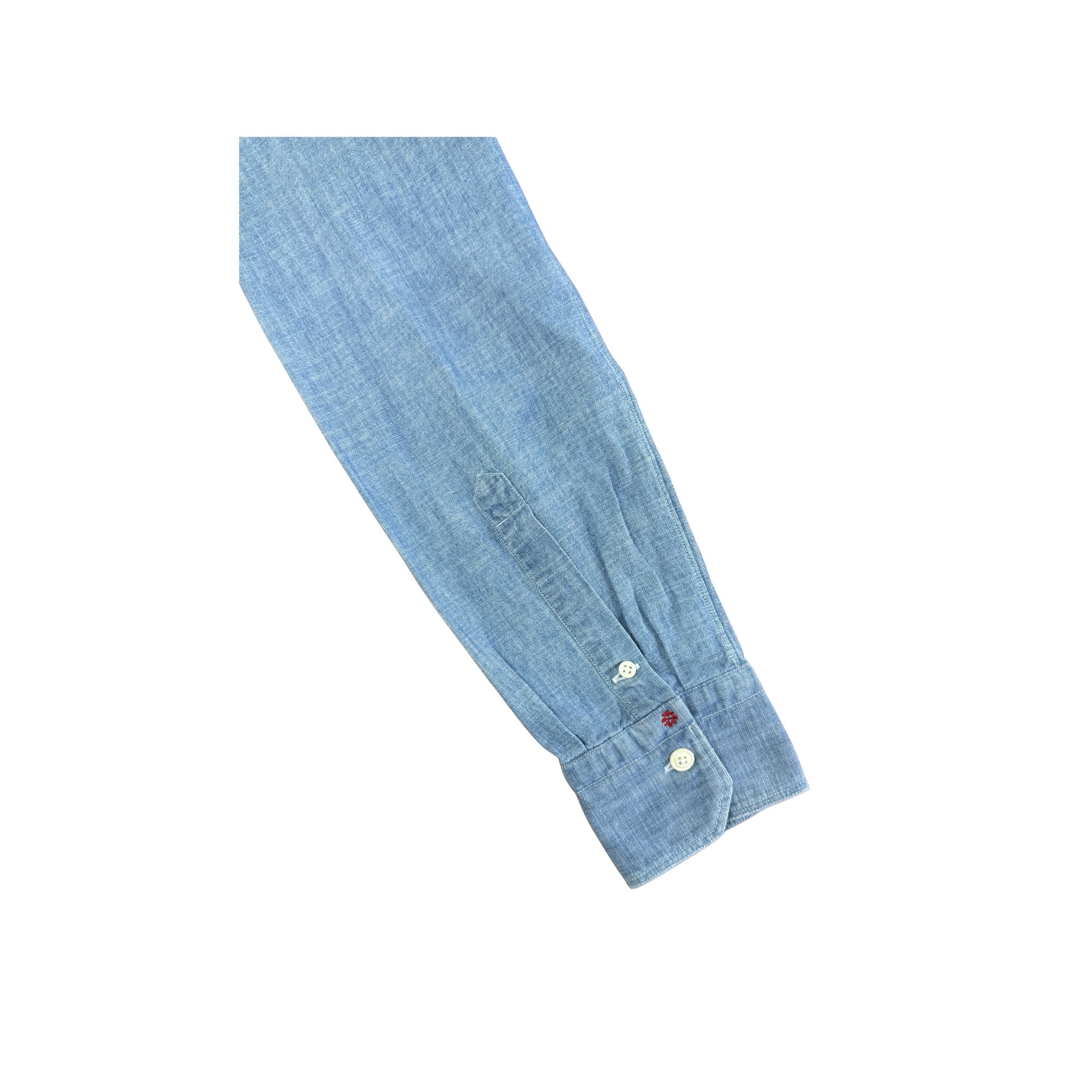 Camicia-denim-grigio-Prisoner-DEN02/03-polso