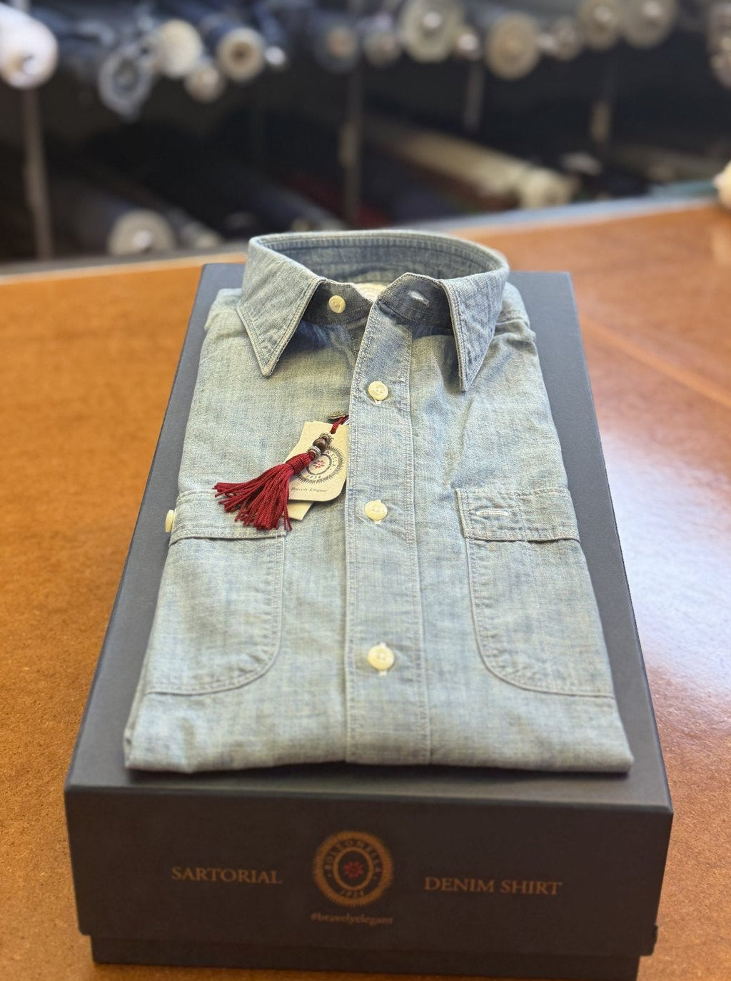 Camicia-denim-grigio-Prisoner-DEN02/03-primopiano