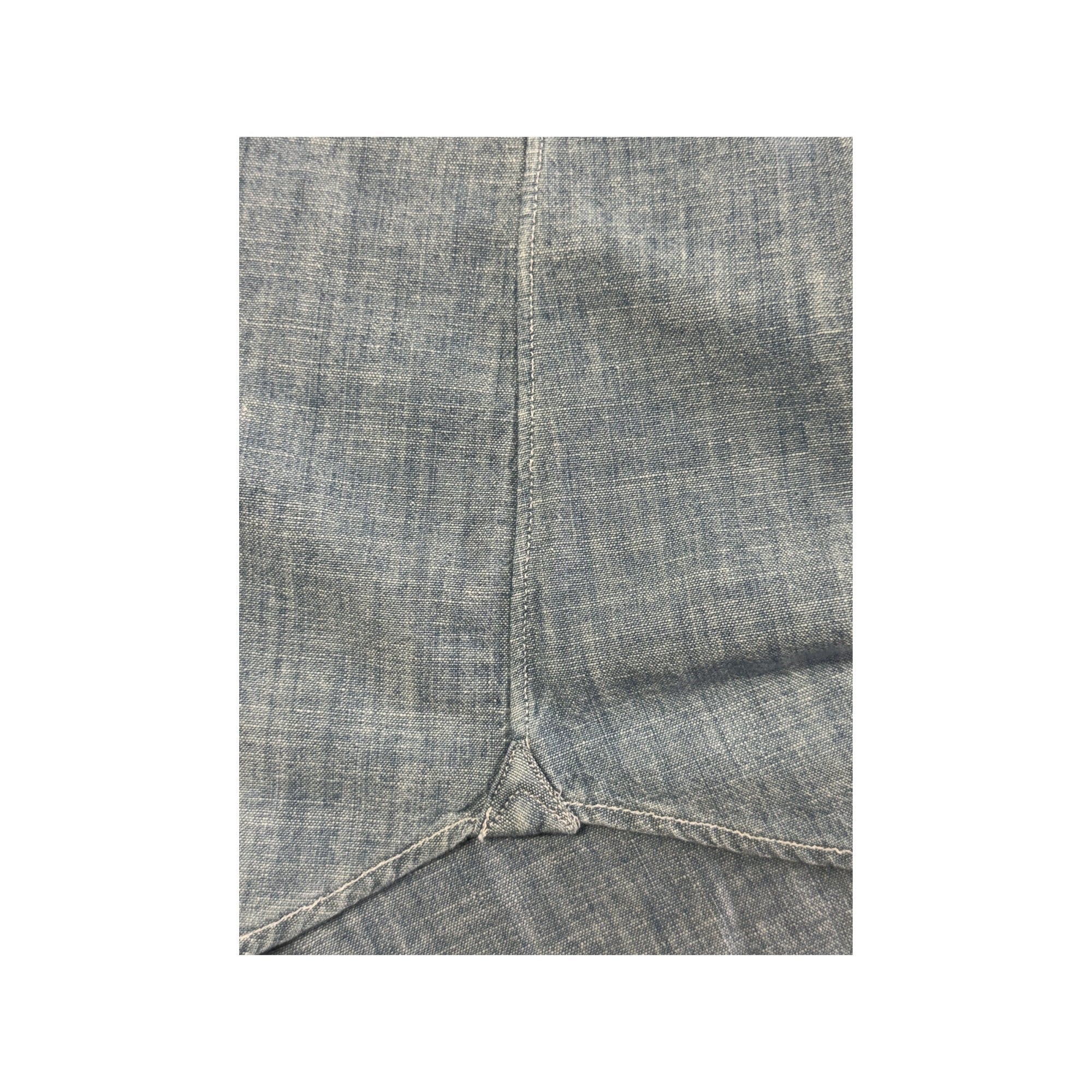 Camicia-denim-grigio-Prisoner-DEN02/03-triangolo-sul-fianco