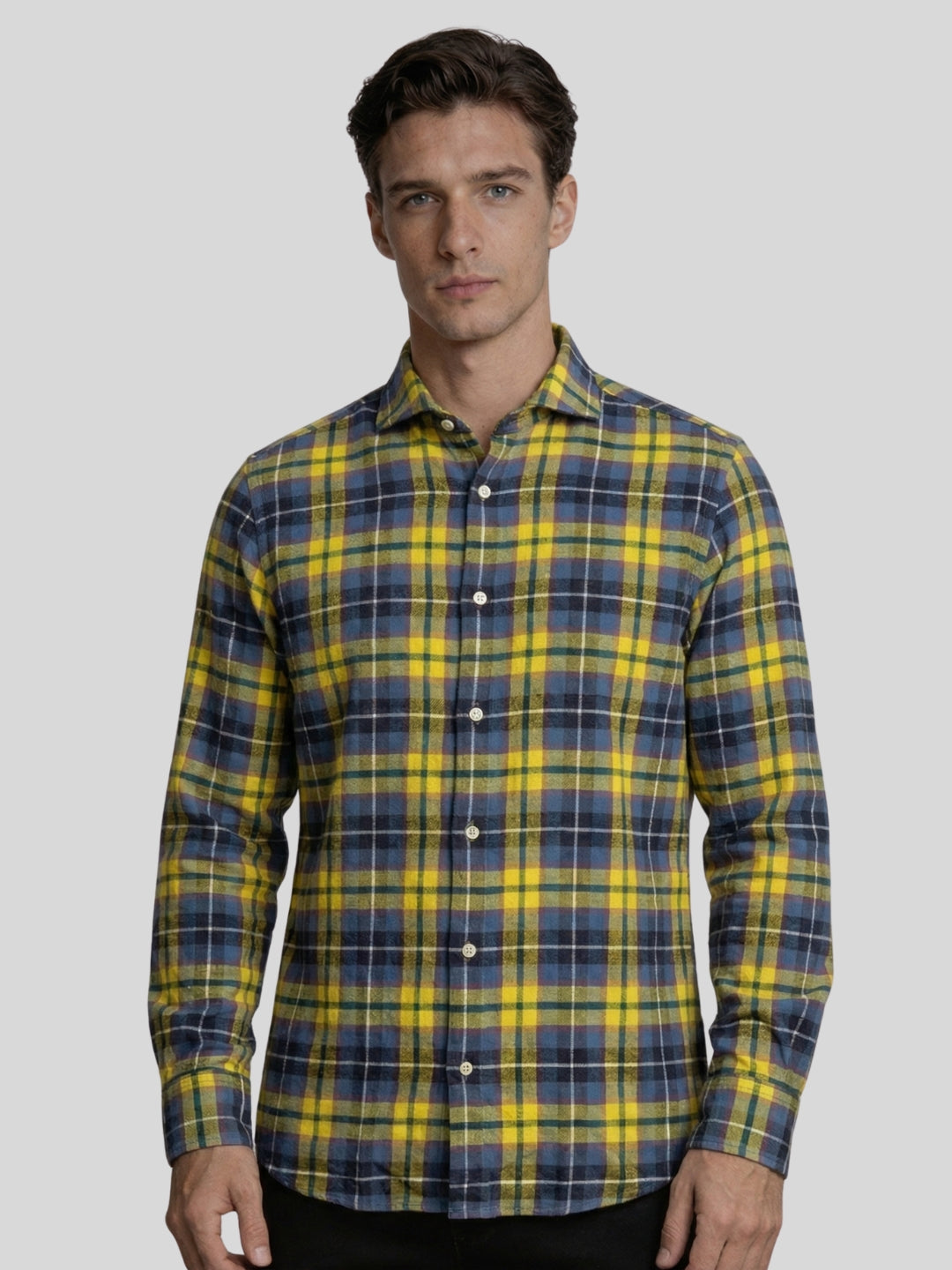 Camicia-gialla-quadri-Harley98-6513_03-primopiano