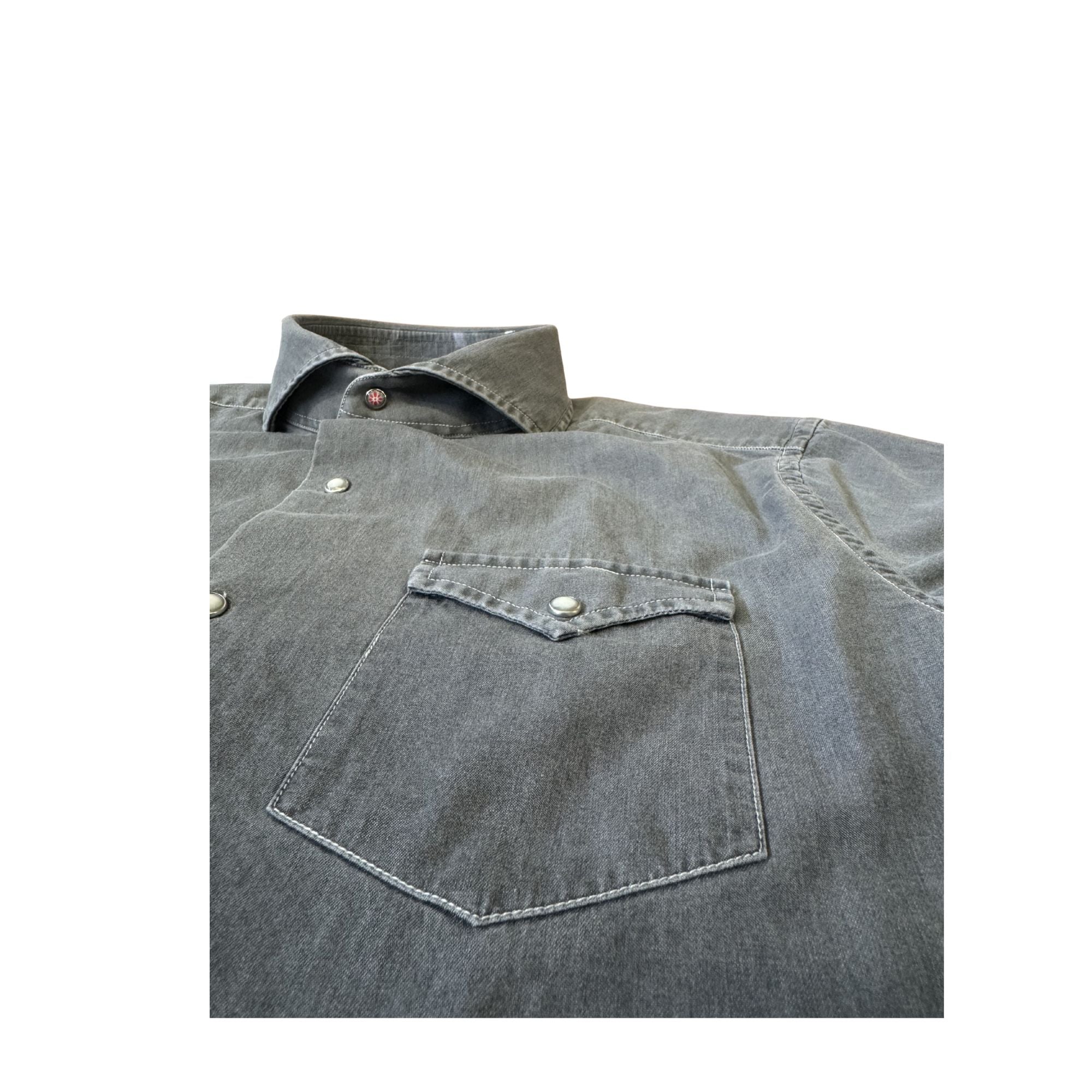 Camicia-grigia-Denim-Will-DEN110/01-tasca
