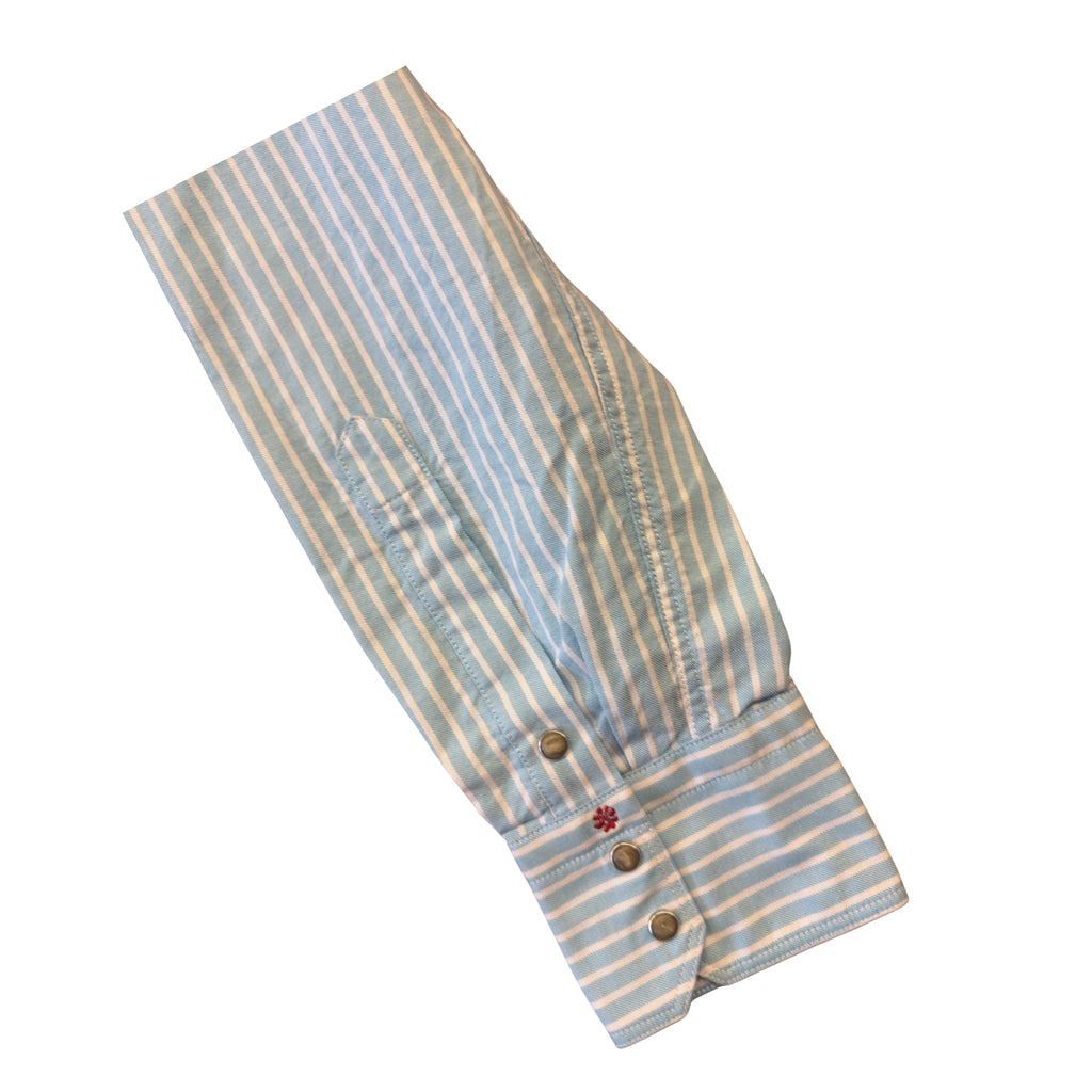 Camicia-righe-biancoazzurra-Baddy-3108/03-polso