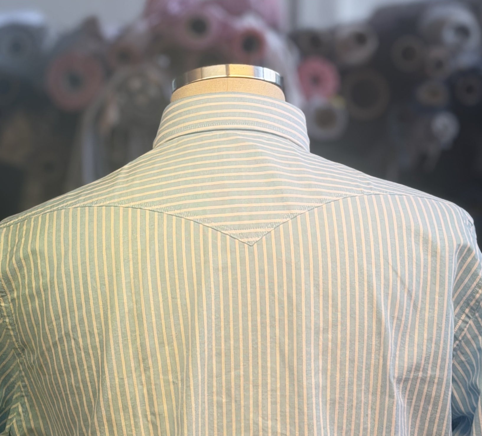 Camicia-righe-biancoazzurra-Baddy-3108/03-posteriore