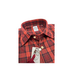 Camicia-rossopattern-Harley-6105/DR9 -collo