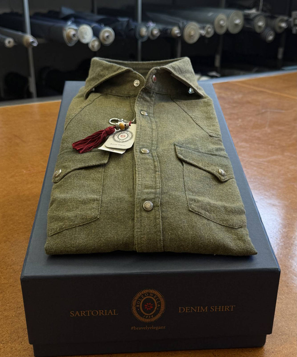 Camicia-verde-SBaddy-5506/02-primopiano